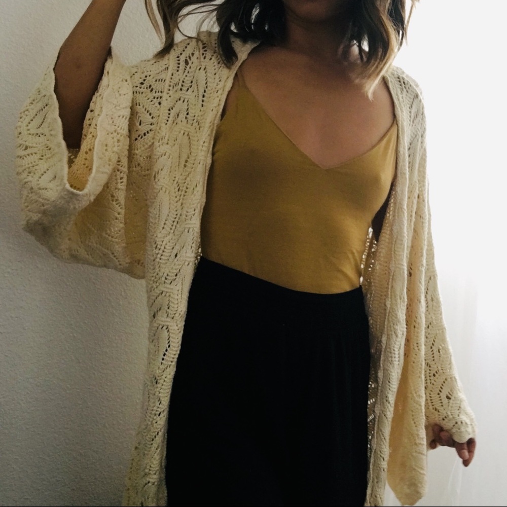 Banana Republic Crochet Cardigan